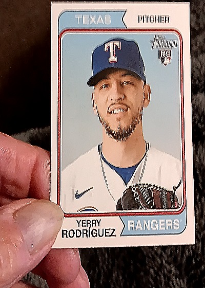 2023 Topps Heritage #320 Yerry Rodriguez — front