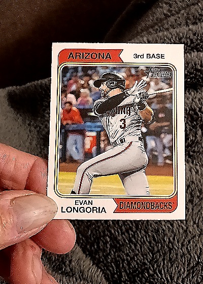 2023 Topps Heritage #142 Evan Longoria — front