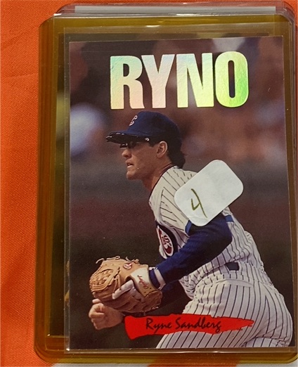 1993 Donruss Triple Play #3 Ryne Sandberg Nicknames - RYNO — front