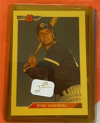 1989 Bowman #350 Ryne Sandberg — front