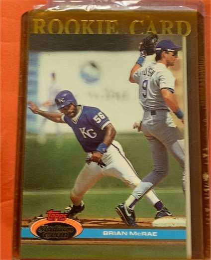 1991 Topps Stadium Club #478 Brian McRae — front