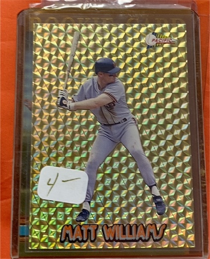 1993 Pacific Matt Williams Gold Prism — front