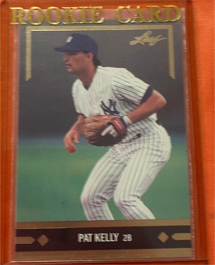 1990 Leaf # Pat Kelly Rookie Card — front