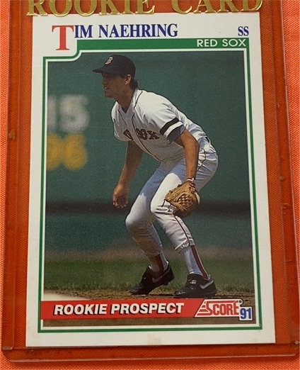 1991 Score #356 Tim Naehring — front