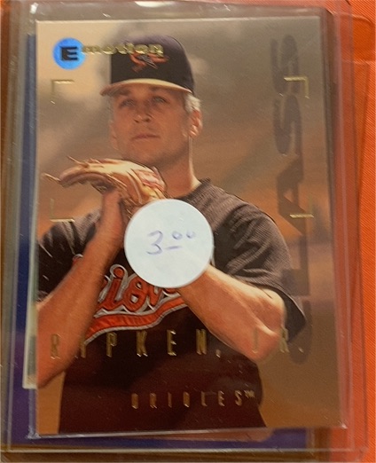 1995 Skybox Emotion Promotional Sample #8 Cal Ripken Jr. — front