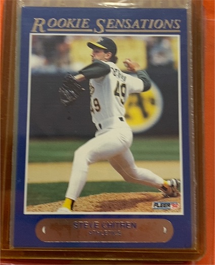 1992 Fleer Rookie Sensations #14 Steve Chitren — front
