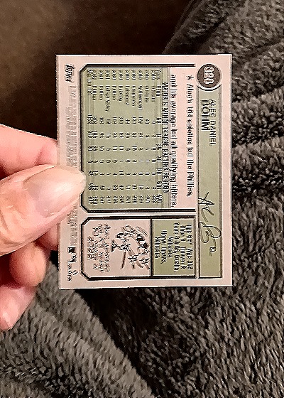 2023 Topps Heritage #328 Alec Bohm — back
