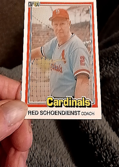 1981 Donruss #431 Red Schoendienst — front
