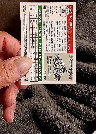 2020 Topps Archives #68 Jack Flaherty — back