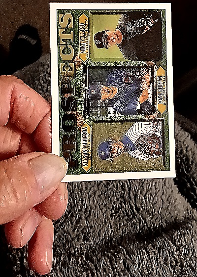 1997 Topps Prospects #205 Kevin Brown / Ben Davis / Bobby Estalella — front