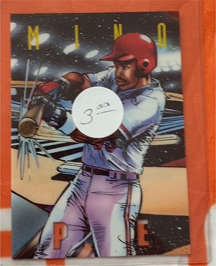 1990 Minnie Miñoso P-E Baseball Card — front