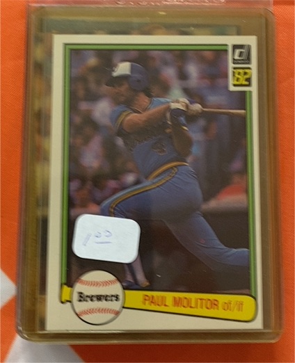 1982 Donruss #78 Paul Molitor — front
