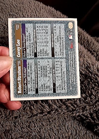 1993 Topps #177 Corey Lee — back