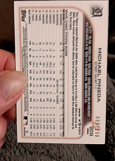 2022 Topps Chrome Update #US284 Michael Pineda — back