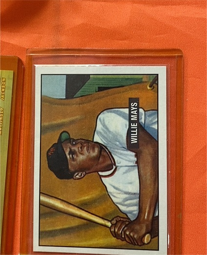 1951 Bowman #305 Willie Mays — front