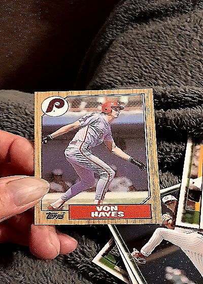 1987 Topps #666 Von Hayes — front