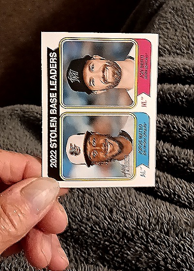 2023 Topps Heritage #204 Jorge Mateo, Jon Berti — front