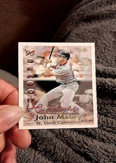 1997 Topps #102 John Mabry — front