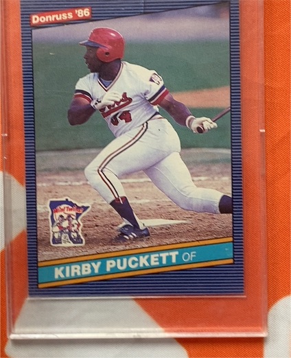 1986 Donruss #72 Kirby Puckett — front