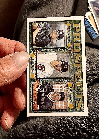 1997 Topps #488 Ben Grieve / Richard Hidalgo / Scott Morgan — front