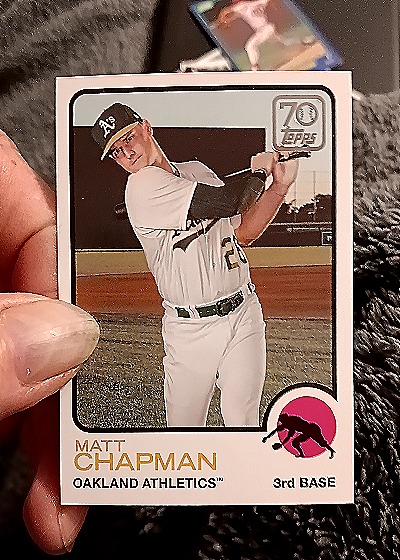 2021 Topps Update 70 Years of Topps #70YT-23 Matt Chapman — front