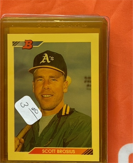 1992 Bowman #527 Scott Brosius — front