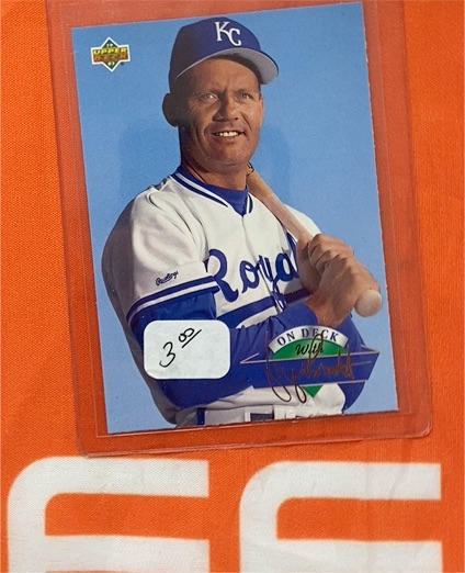 1993 Upper Deck On Deck #D6 George Brett — front