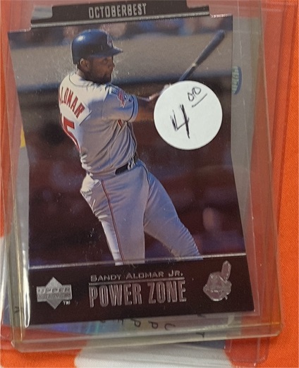 1998 Upper Deck Octoberbest Power Zone #PZ12 Roberto Alomar Jr. — front