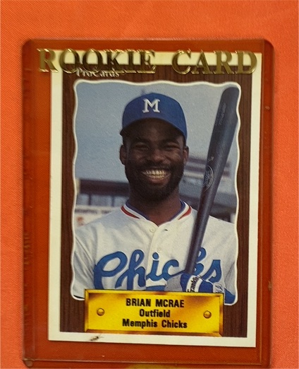 1990 ProCards #1022 Brian McRae — front