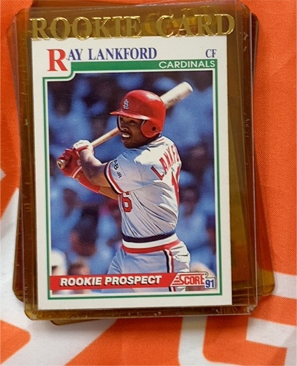 1991 Score #731 Ray Lankford — front