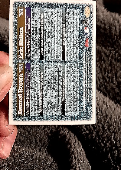1998 Pacific Invincible Draft Picks #476 Darryl Strawberry / Dwight Gooden — back