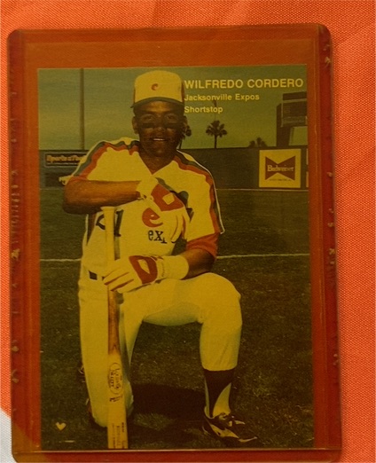 1990 Best Cards #128 Wilfredo Cordero — front