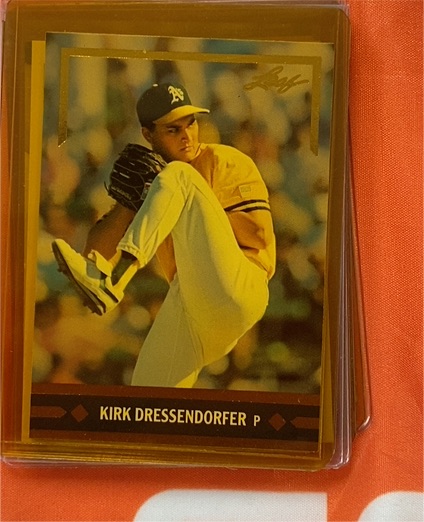 1991 Leaf Gold Rookies #BC13 Kirk Dressendorfer — front
