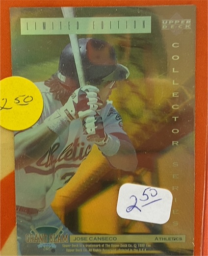1992 Upper Deck Grand Slam #GS-1 Jose Canseco — front
