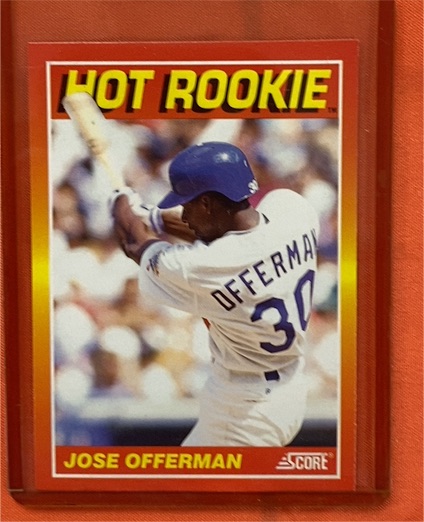 1991 Score Hot Rookies #10 Jose Offerman — front