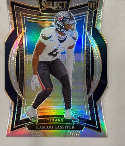 2024 Panini Select Concourse #77 Kamari Lassiter Silver Prizm Die-Cut RC — front
