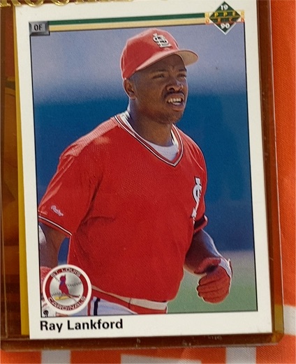 1990 Upper Deck #755 Ray Lankford — front