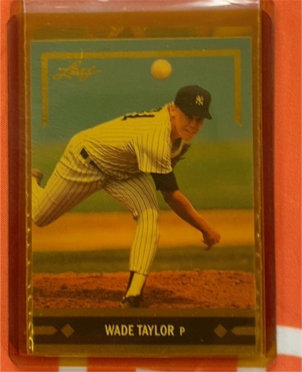 1991 Leaf #BC16 Wade Taylor — front
