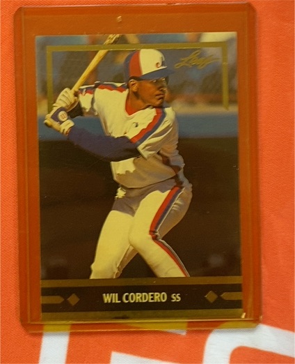 1991 Leaf Gold Rookies #BC3 Wil Cordero — front