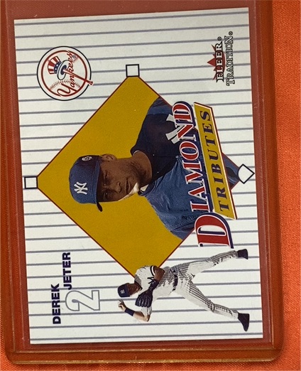 2001 Fleer Tradition Diamond Tributes #26 Derek Jeter — front