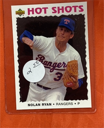1993 Upper Deck Hot Shots #18 Nolan Ryan — front