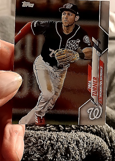 2020 Topps #214 Trea Turner — front