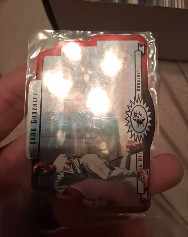 1996 Upper Deck SPx #58 Juan Gonzalez — front