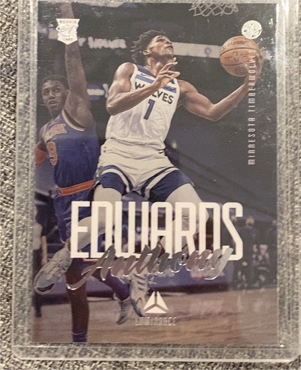 2020-21 Panini Chronicles Luminance #143 Anthony Edwards — front