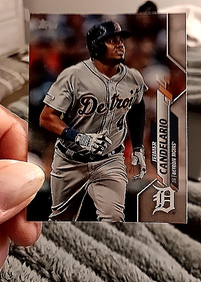 2020 Topps Chrome #19 Jeimer Candelario Detroit Tigers — front