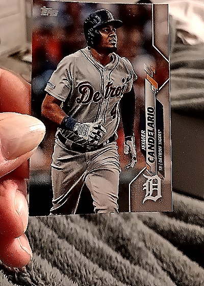 2020 Topps #243 Jeimer Candelario — front