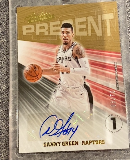 2018-19 Panini Absolute Memorabilia Present Autograph Danny Green — front