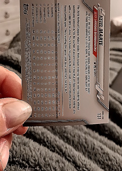 2020 Topps #131 Ketel Marte — back