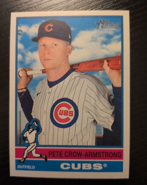 2025 Topps Heritage 25th Anniversary #H25-10 Pete Crow-Armstrong — front