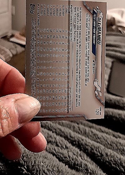 2020 Topps Chrome #55 DJ LeMahieu — back